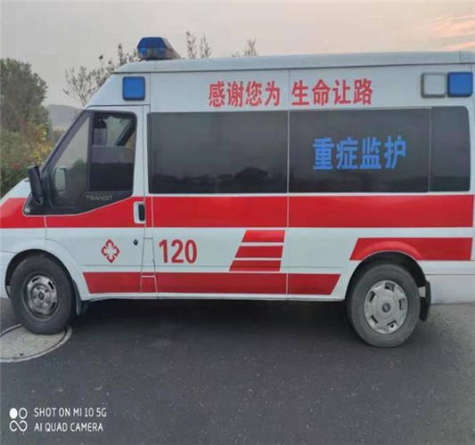 大石桥救护车出租服务案例3